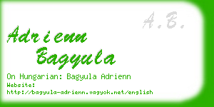 adrienn bagyula business card